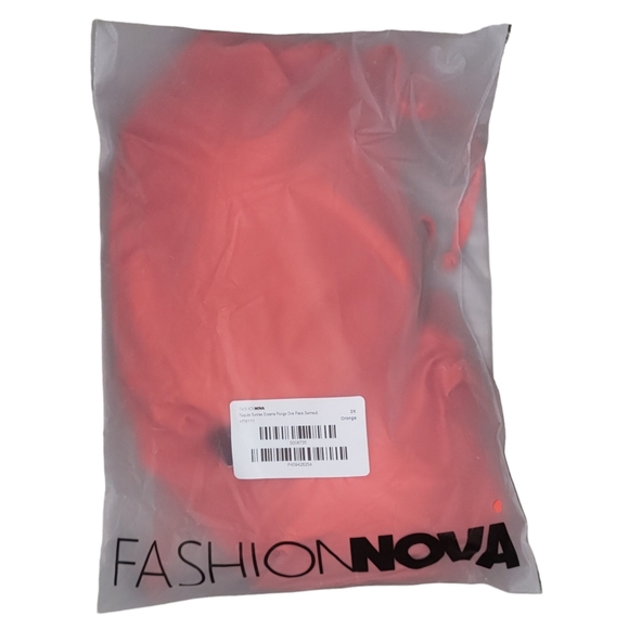 Orange One Piece Fashion Nova - Picture 4 of 6